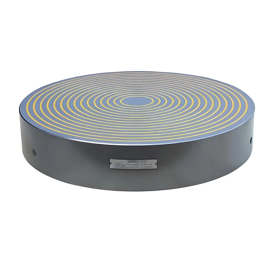 Wonn elektwo mayetik Chuck ak poto konsantrik